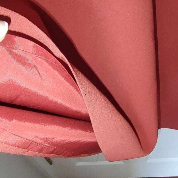 Lafayette 148 New York split neck shift dress S M - Picture 3 of 6